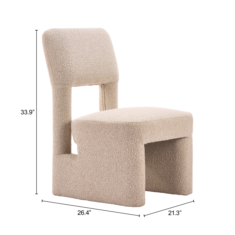 Dewey Dining Chair (Set of 2) Beige