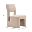 Dewey Dining Chair (Set of 2) Beige