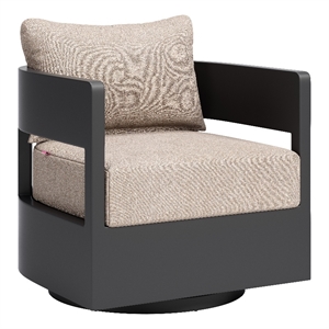 Foret Swivel Chair Black