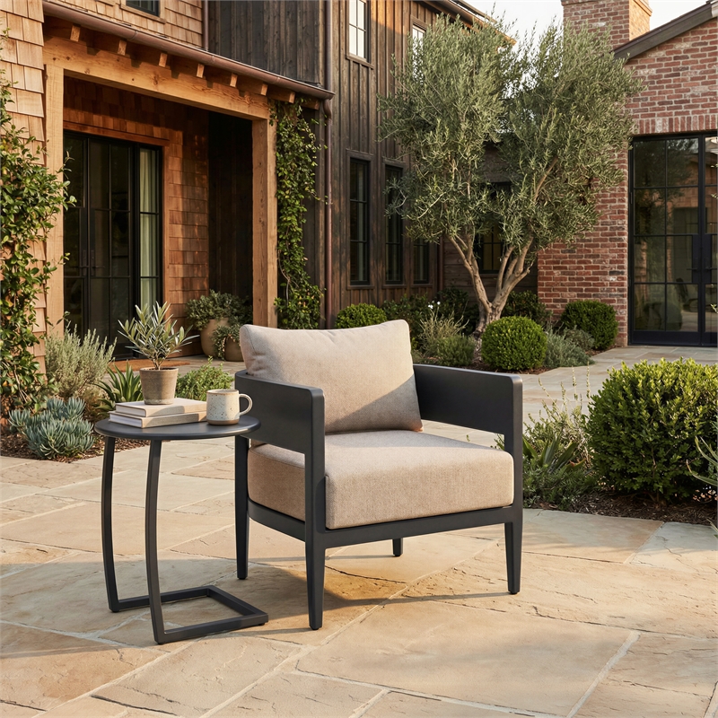 Foret Armchair Black