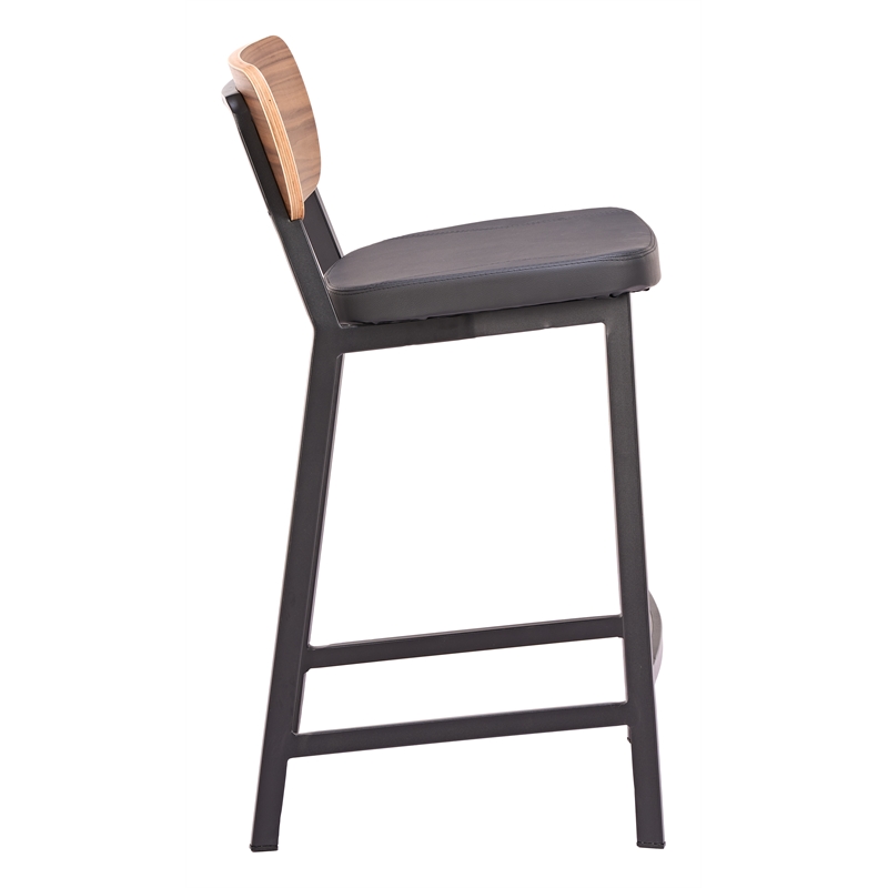 Ardenne Counter Stool (Set of 2) Black & Brown