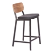 Ardenne Counter Stool (Set of 2) Black & Brown