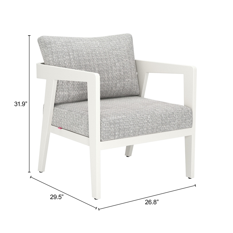 Roccia Armchair Gray