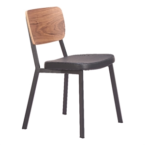 Ardenne Dining Chair (Set of 4) Black & Brown