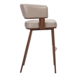 Poise Barstool Brown & Walnut
