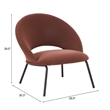 Zurich Accent Chair Brown