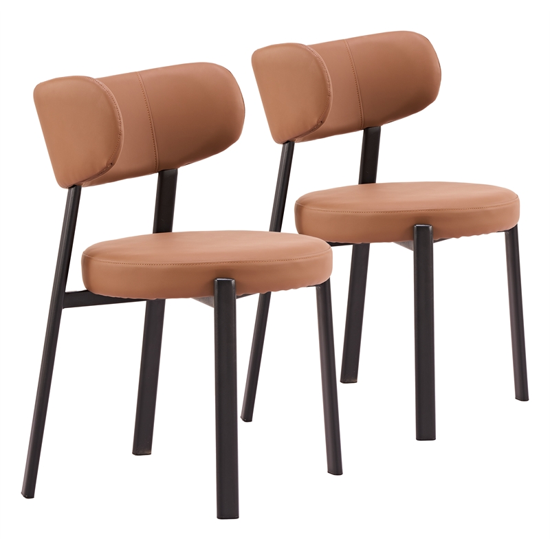 Prairie Dining Chair (Set of 2) Brown