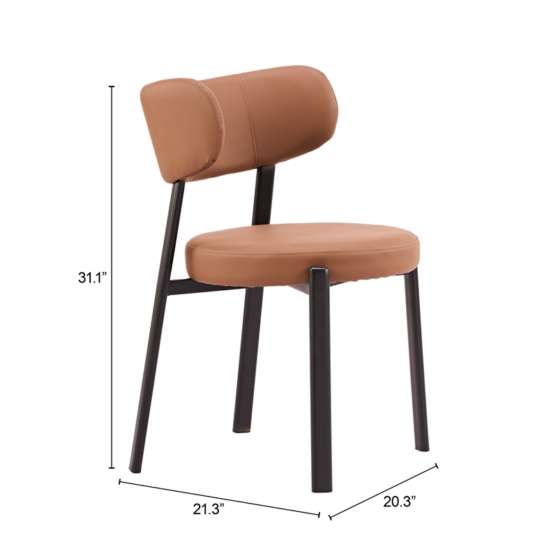 Prairie Dining Chair (Set of 2) Brown