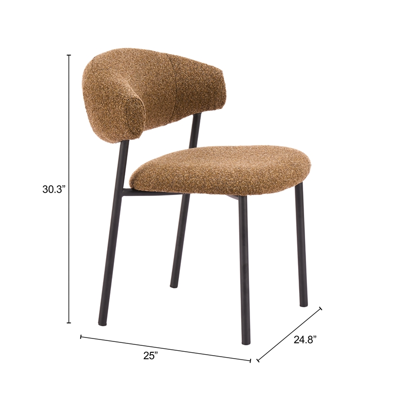 Seville Dining Chair (Set of 2) Brown Cork