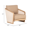 Sakina Lounge Chair Brown