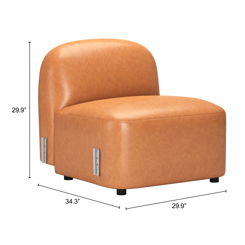 Cleo Middle Chair Brown