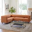 Malben Corner Chair Brown