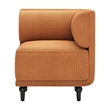 Malben Corner Chair Brown