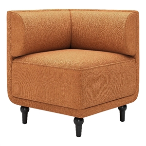 Malben Corner Chair Brown