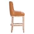 Nuby Swivel Barstool Brown