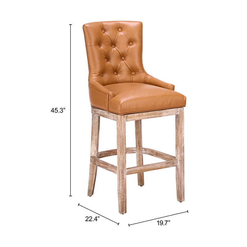 Nuby Swivel Barstool Brown