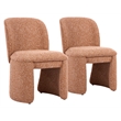 Citrine Dining Chair (Set of 2) Biscuit Brown