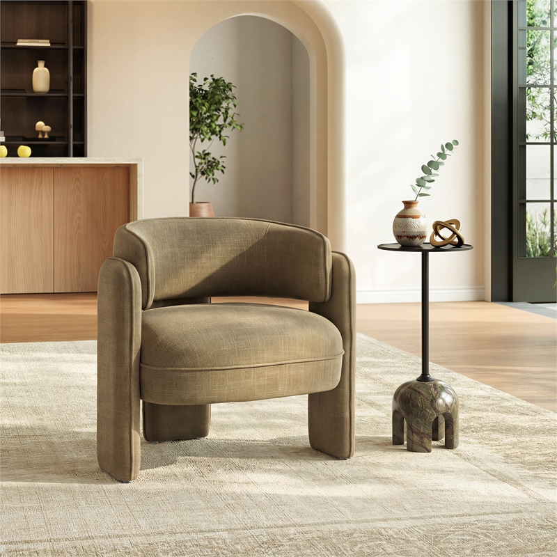 Naan Accent Chair Artichoke Green