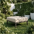 Foret Outdoor Ottoman Black