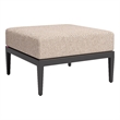 Foret Outdoor Ottoman Black