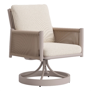 Rivan Swivel Dining Chair Beige