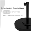 California Umbrella Stainless Steel 50 lbs Base in Black