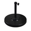 California Umbrella Stainless Steel 50 lbs Base in Black