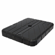 California Umbrella Resin 2 Section Fillable Umbrella Base in Black