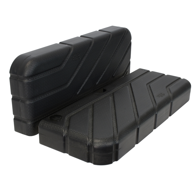 California Umbrella Resin 2 Section Fillable Umbrella Base in Black