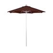 California Umbrella Venture 7.5' Silver Market Umbrella in Adobe