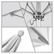 California Umbrella Venture 7.5' Silver Market Umbrella in Natural