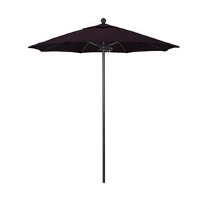 California Umbrella Venture 7.5' Bronze Market Umbrella in Purple