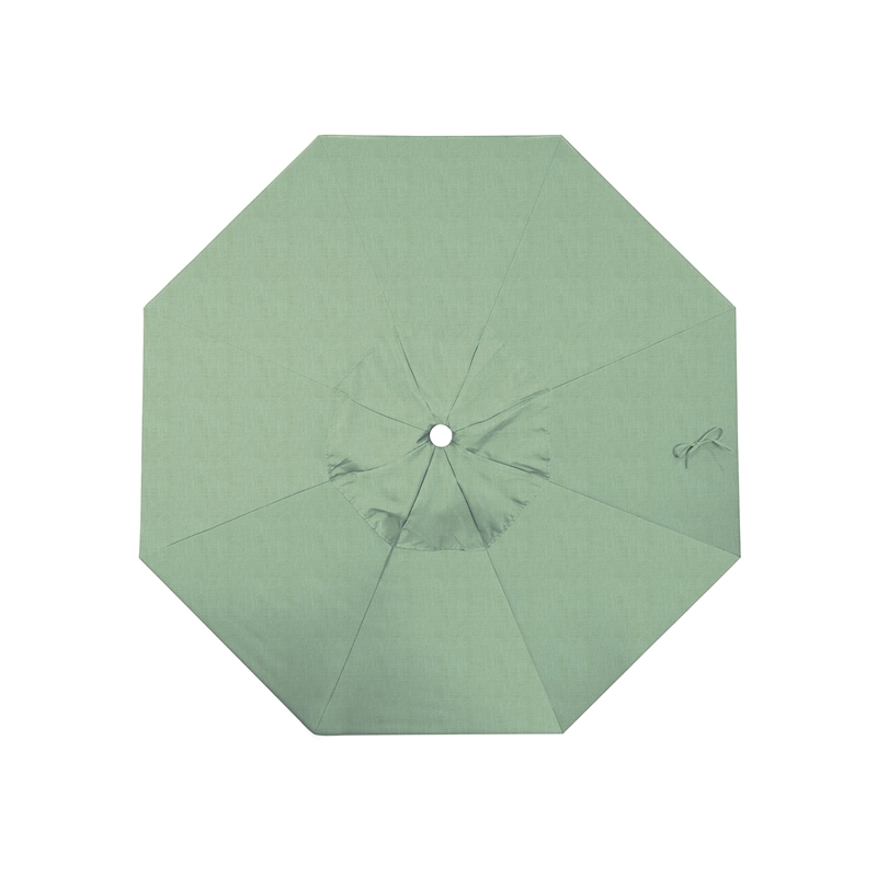 California Umbrella Venture 7.5' White Market Umbrella in Spa