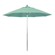 California Umbrella Venture 9' Silver Market Umbrella in Mist