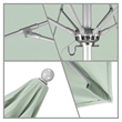 California Umbrella Venture 9' Silver Market Umbrella in Mist