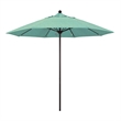 California Umbrella Venture 9' Bronze Market Umbrella in Mist