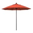 California Umbrella Venture 9' Bronze Market Umbrella in Sunset