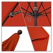 California Umbrella Venture 9' Bronze Market Umbrella in Sunset