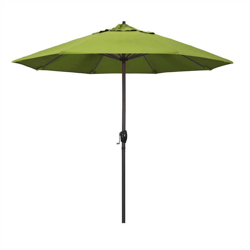 California Umbrella 9' Casa Tilt Crank Lift Patio Umbrella in Macaw