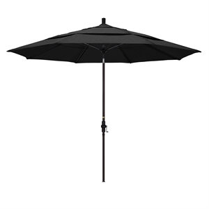 California Umbrella 11' Patio Umbrella in Black