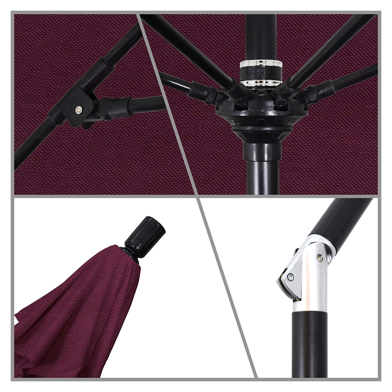 California Umbrella 11' Patio Umbrella in Purple