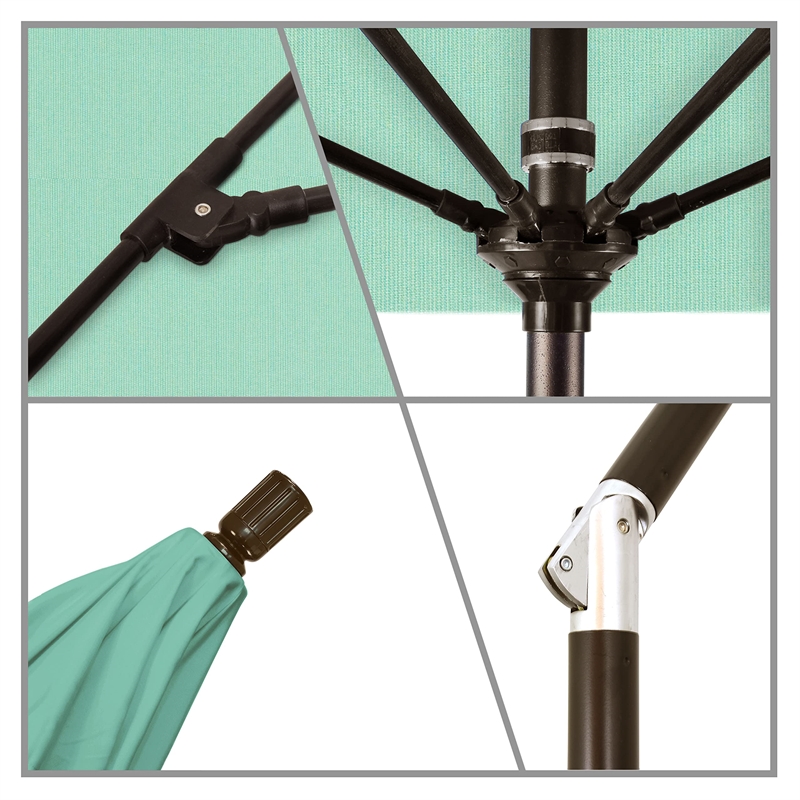 California Umbrella 7.5' Patio Umbrella in Spectrum Mist