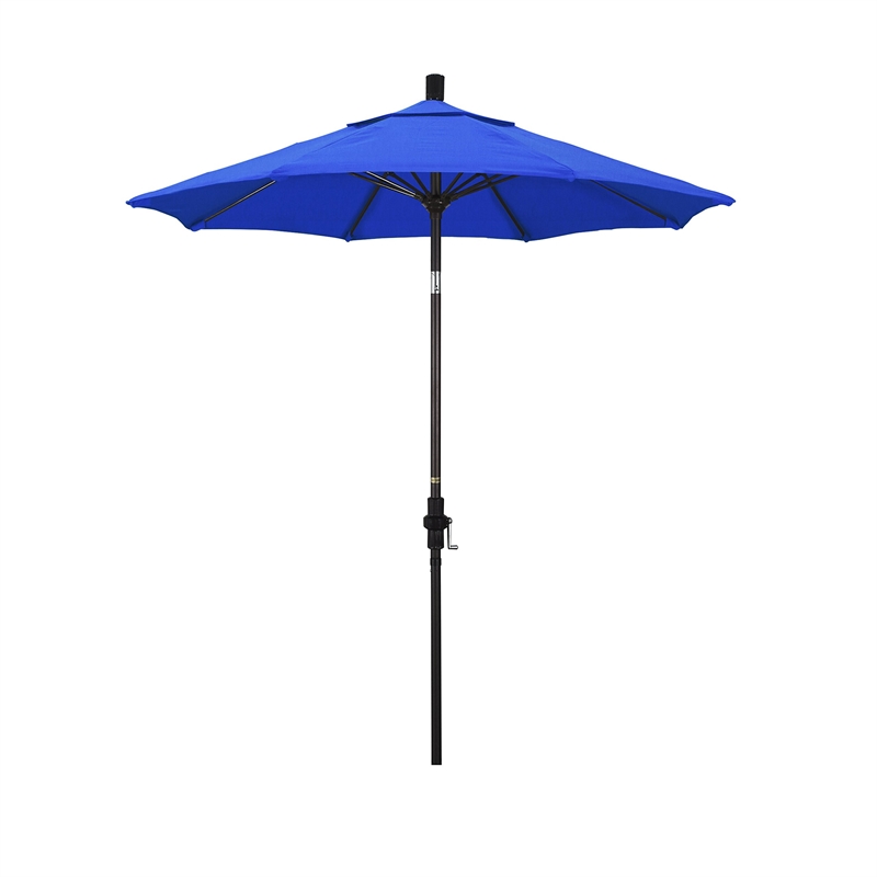 California Umbrella 7.5' Patio Umbrella in Pacific Blue