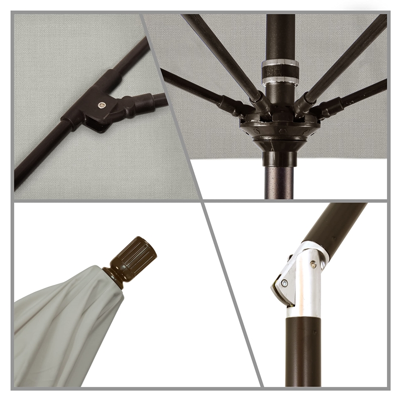 California Umbrella 7.5' Patio Umbrella in Granite