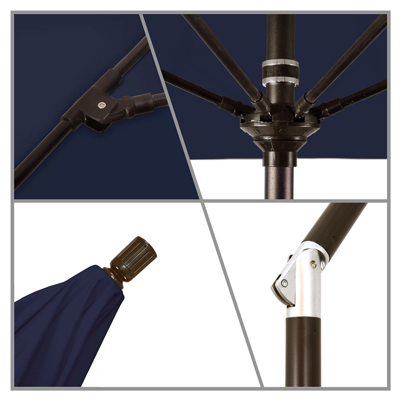 California Umbrella 7.5' Patio Umbrella in Navy