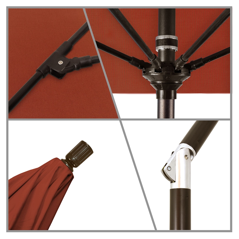 California Umbrella 7.5' Patio Umbrella in Terracotta