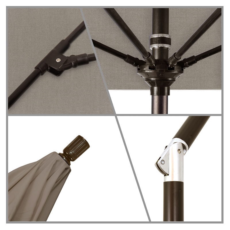 California Umbrella 7.5' Patio Umbrella in Taupe
