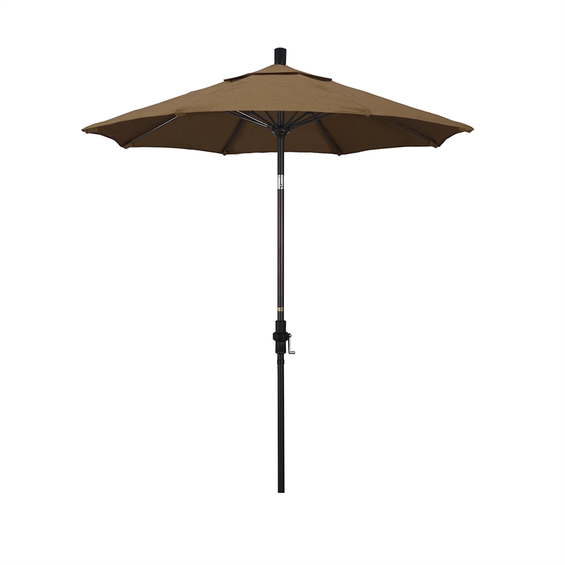 California Umbrella 7.5' Patio Umbrella in Teak