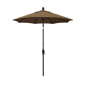 California Umbrella 7.5' Patio Umbrella in Teak