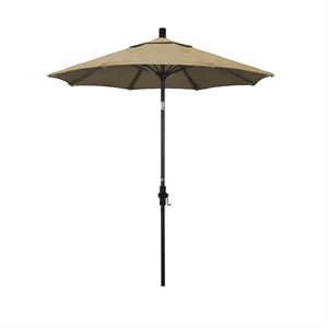 California Umbrella 7.5' Patio Umbrella in Linen Sesame